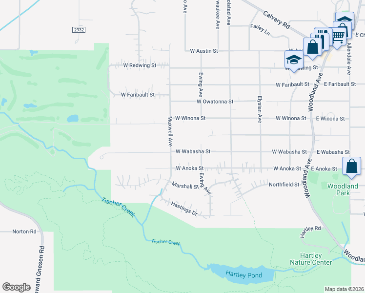 map of restaurants, bars, coffee shops, grocery stores, and more near 429 West Wabasha Street in Duluth