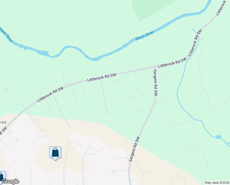 map of restaurants, bars, coffee shops, grocery stores, and more near 16540 Littlerock Road Southwest in Rochester