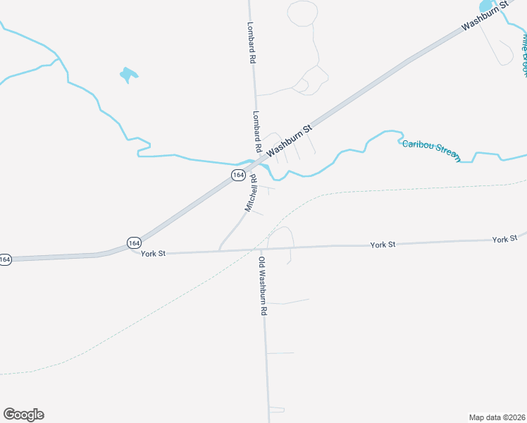map of restaurants, bars, coffee shops, grocery stores, and more near 26 Mitchell Road in Caribou