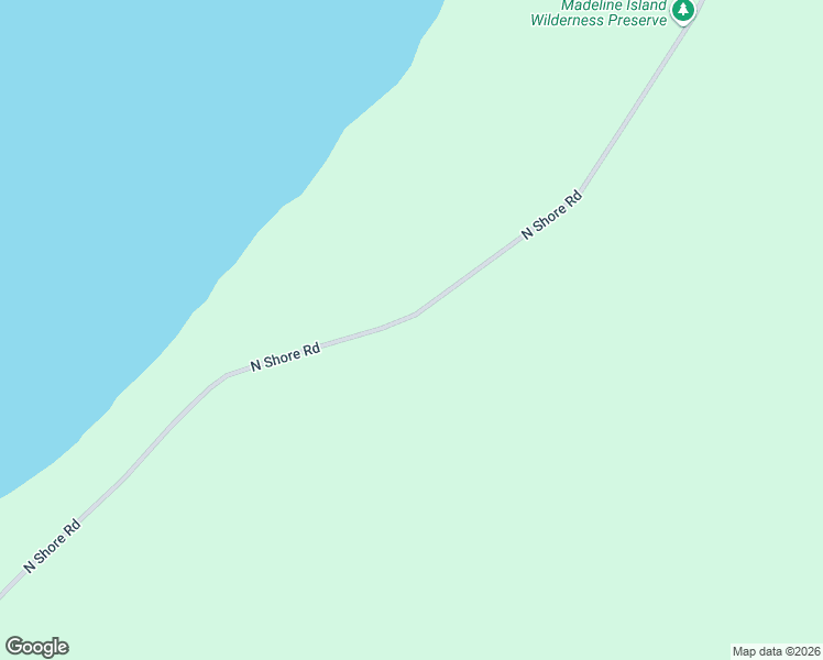 map of restaurants, bars, coffee shops, grocery stores, and more near North Shore Drive in La Pointe