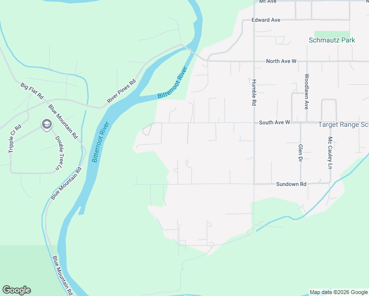 map of restaurants, bars, coffee shops, grocery stores, and more near 2498 Green Bench Court in Missoula