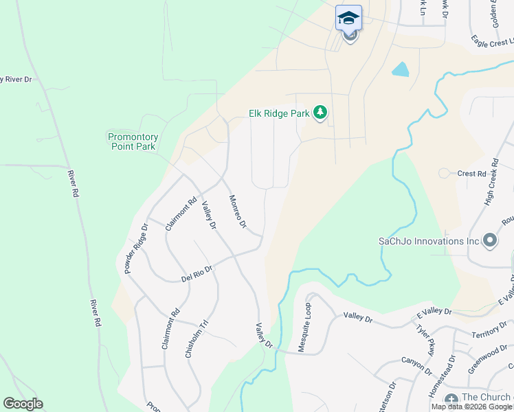 map of restaurants, bars, coffee shops, grocery stores, and more near 3812 Del Rio Drive in Bismarck