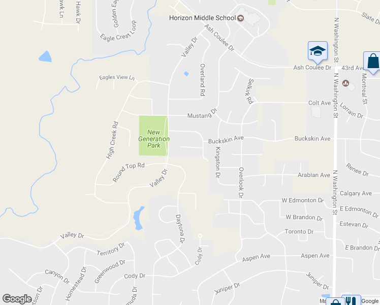 map of restaurants, bars, coffee shops, grocery stores, and more near 735 Saddle Ridge Road in Bismarck
