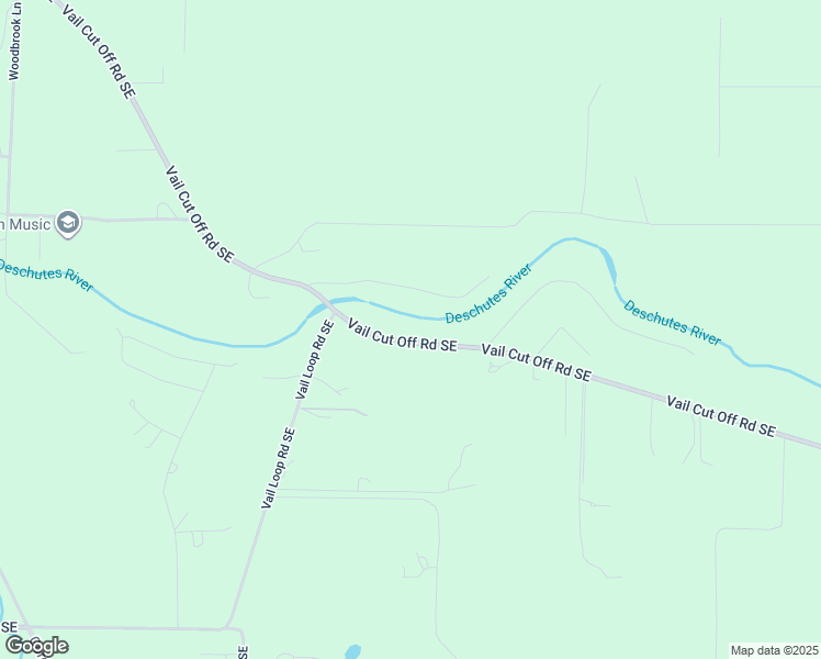 map of restaurants, bars, coffee shops, grocery stores, and more near 14310 Vail Cut Off Road Southeast in Rainier