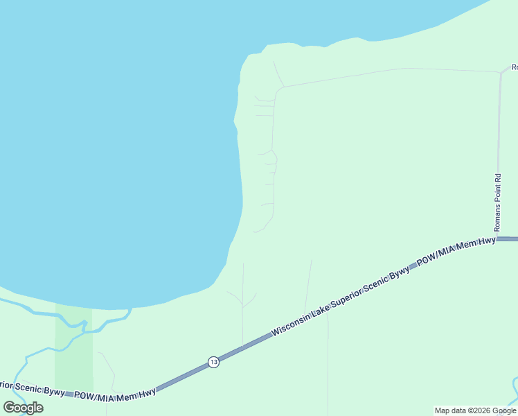 map of restaurants, bars, coffee shops, grocery stores, and more near 19300 Mountain Ash Extension in Herbster
