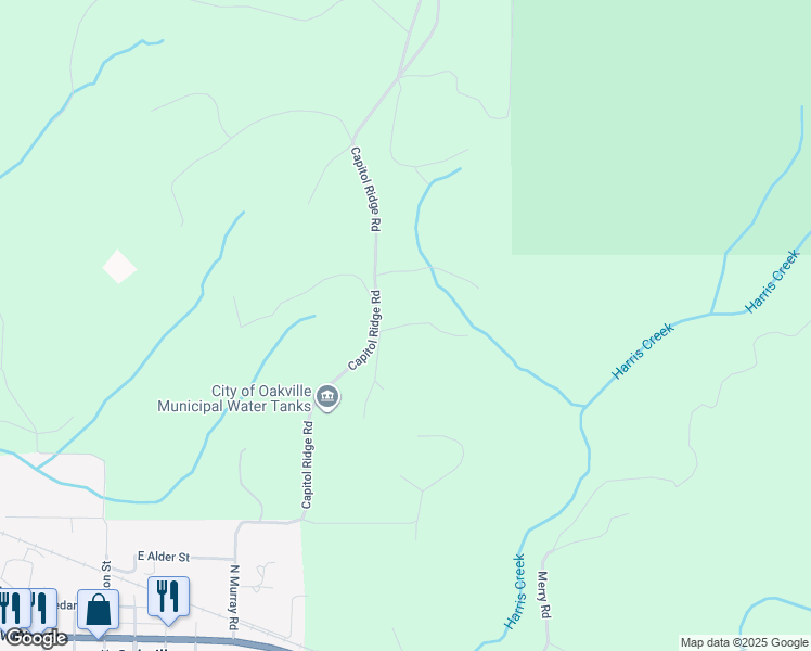 map of restaurants, bars, coffee shops, grocery stores, and more near 0 Maple Valley Lane in Oakville