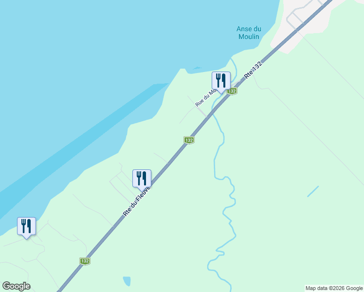 map of restaurants, bars, coffee shops, grocery stores, and more near 32 Route du Fleuve in Saint-Michel-de-Bellechasse
