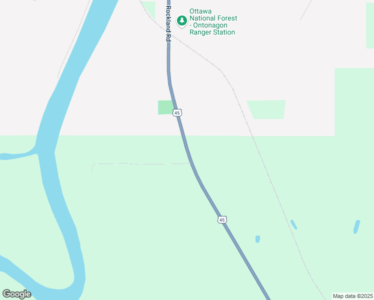 map of restaurants, bars, coffee shops, grocery stores, and more near 1117-1149 U.S. Highway 45 in Ontonagon