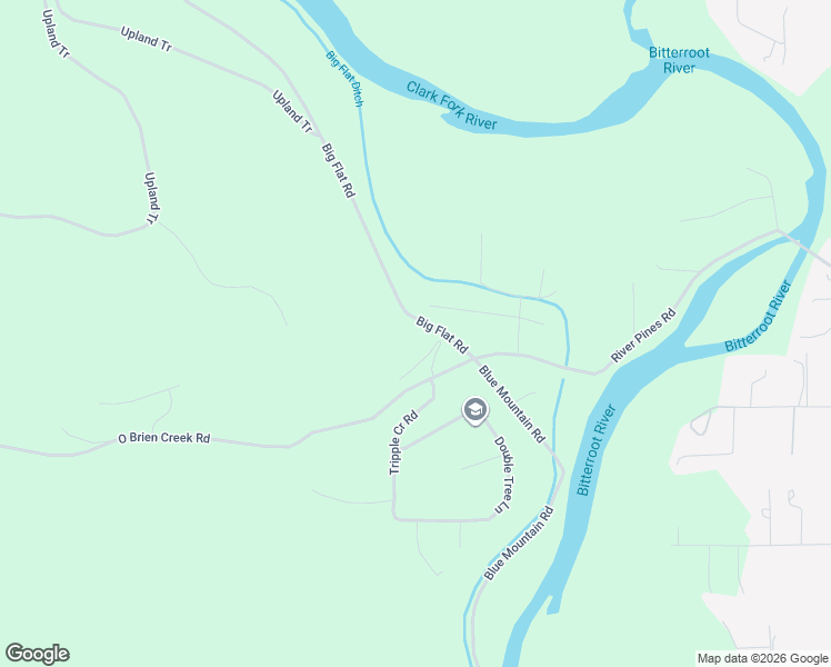 map of restaurants, bars, coffee shops, grocery stores, and more near 201-499 County Road 30 in Missoula