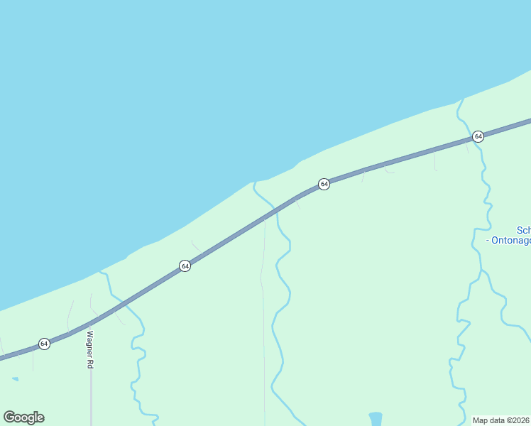 map of restaurants, bars, coffee shops, grocery stores, and more near 1493-1507 Highway 64 in Ontonagon