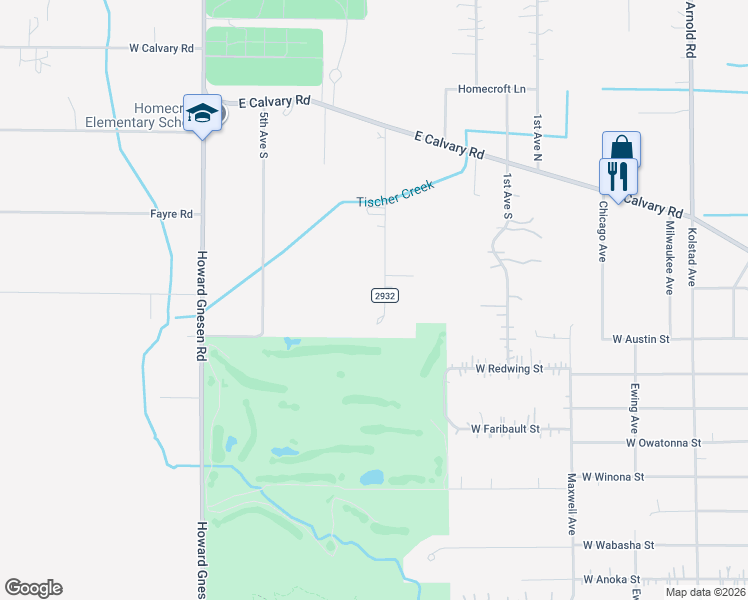 map of restaurants, bars, coffee shops, grocery stores, and more near 4715 3rd Avenue South in Duluth