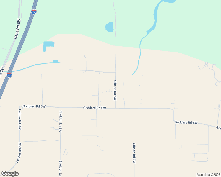 map of restaurants, bars, coffee shops, grocery stores, and more near 16203 Gibson Road Southwest in Tenino