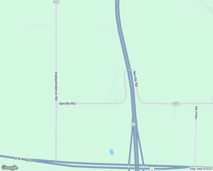 map of restaurants, bars, coffee shops, grocery stores, and more near 7427 Seville Road in Saginaw