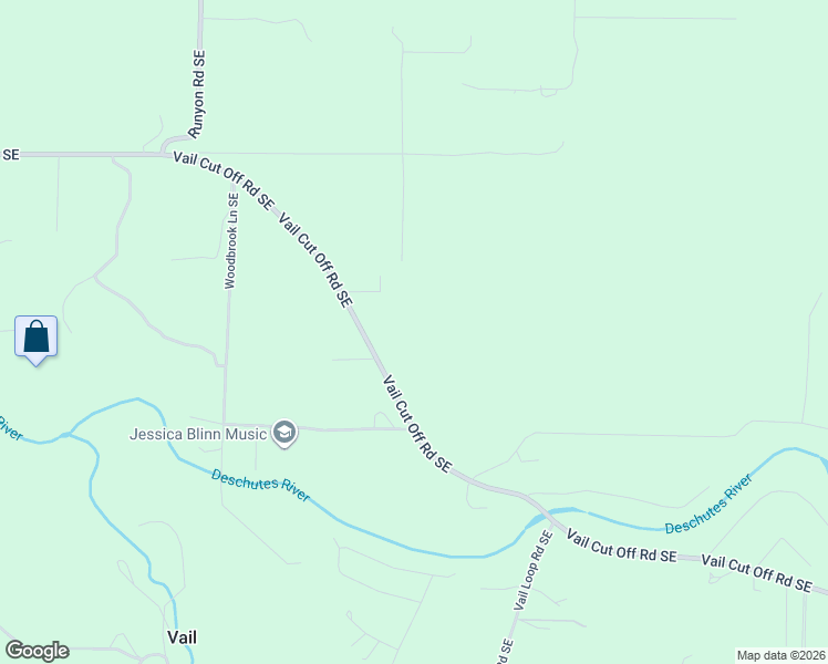map of restaurants, bars, coffee shops, grocery stores, and more near 13843 Vail Cut Off Road Southeast in Rainier
