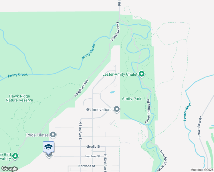 map of restaurants, bars, coffee shops, grocery stores, and more near 3010 Bald Eagle Trail in Duluth