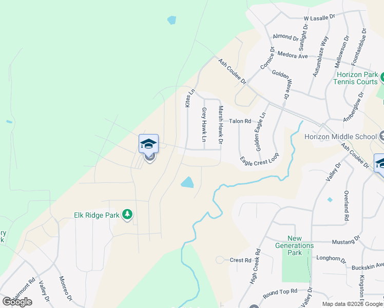 map of restaurants, bars, coffee shops, grocery stores, and more near 1627 Prairie Hawk Drive in Bismarck
