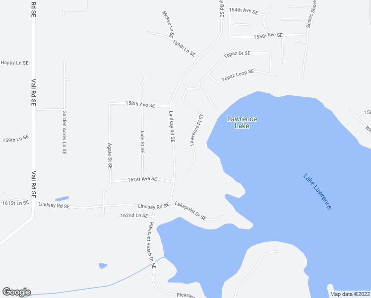 map of restaurants, bars, coffee shops, grocery stores, and more near 15923 Lawrence Place Southeast in Yelm