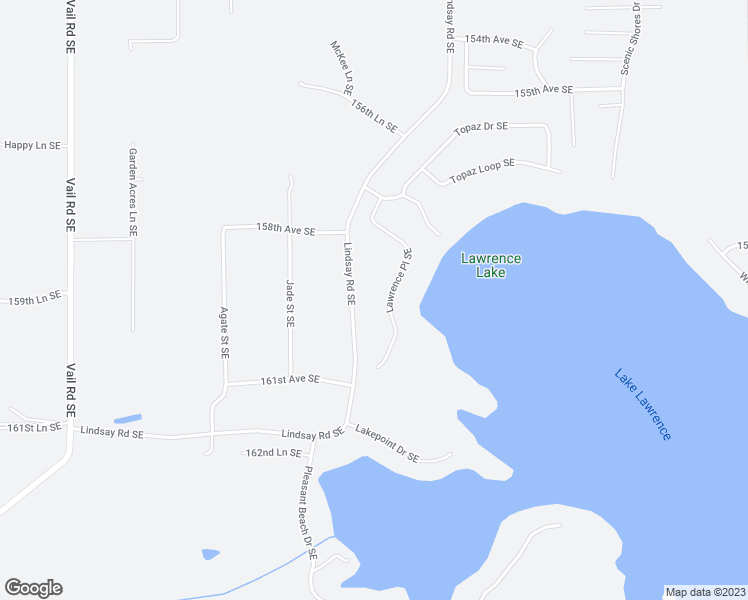 map of restaurants, bars, coffee shops, grocery stores, and more near 15923 Lawrence Place Southeast in Yelm