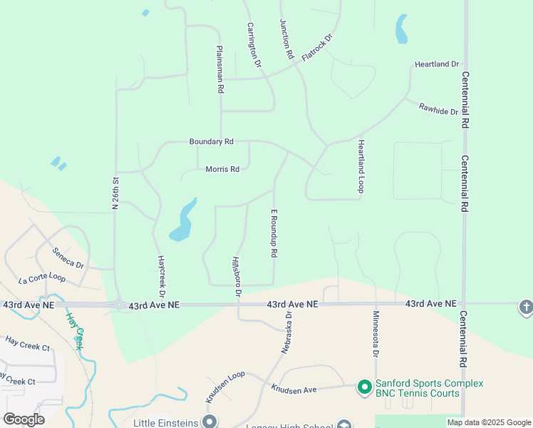 map of restaurants, bars, coffee shops, grocery stores, and more near 4560 Hillsboro Drive in Bismarck