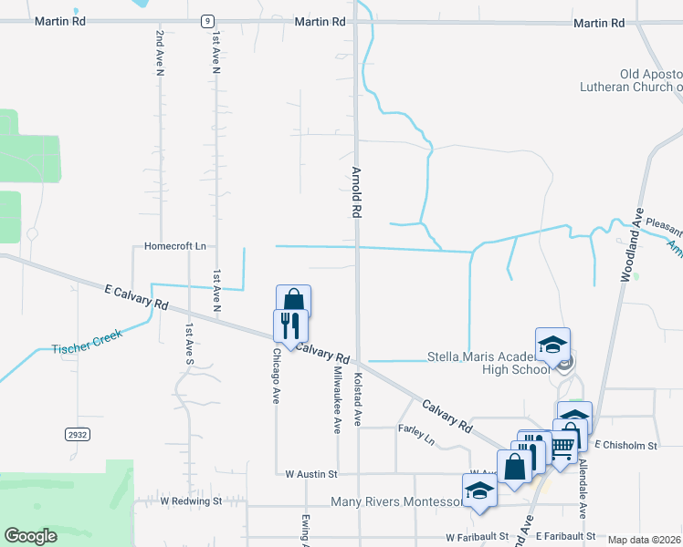 map of restaurants, bars, coffee shops, grocery stores, and more near 4779 Arnold Road in Duluth