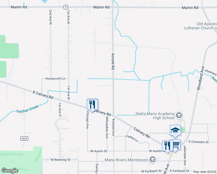 map of restaurants, bars, coffee shops, grocery stores, and more near 4779 Arnold Road in Duluth