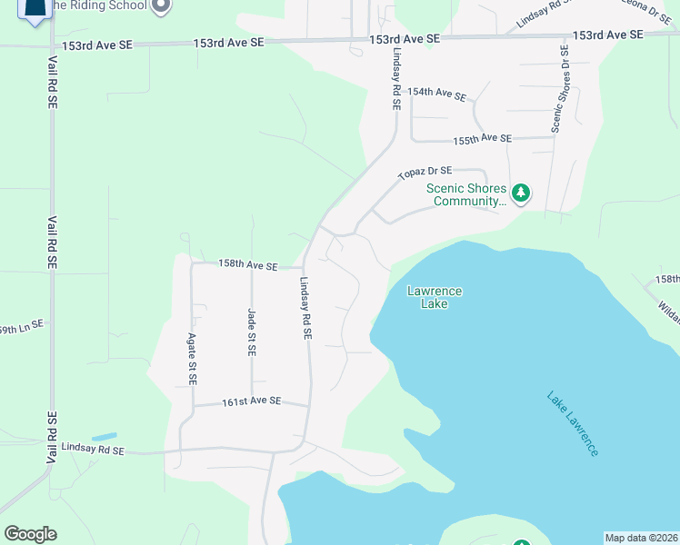map of restaurants, bars, coffee shops, grocery stores, and more near 15817 Lawrence Place Southeast in Yelm