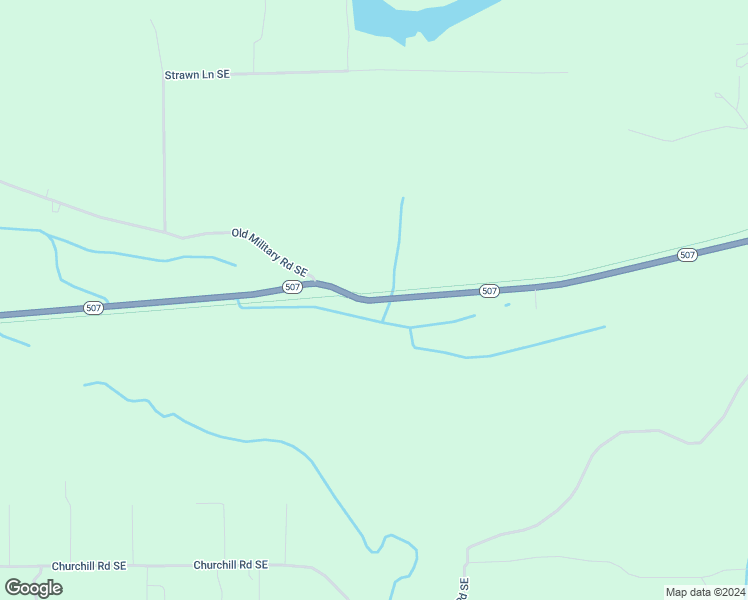 map of restaurants, bars, coffee shops, grocery stores, and more near Washington 507 in Tenino
