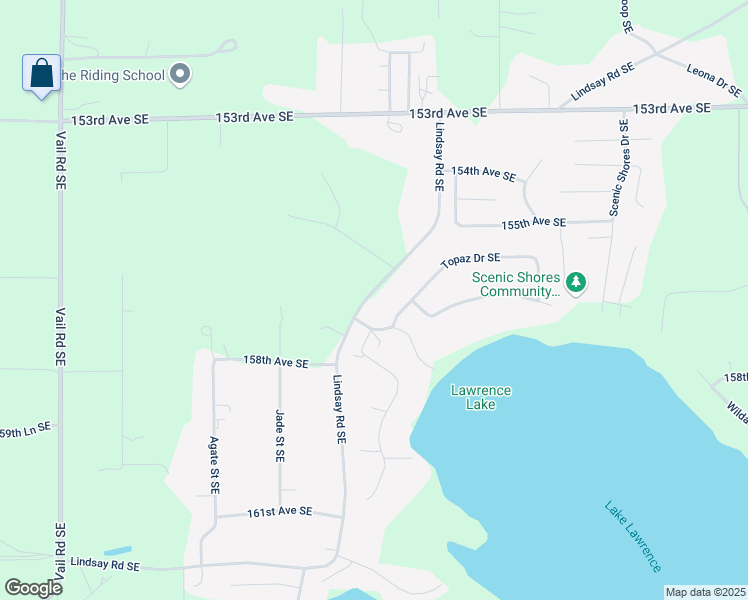 map of restaurants, bars, coffee shops, grocery stores, and more near 15638 Lindsay Road Southeast in Yelm