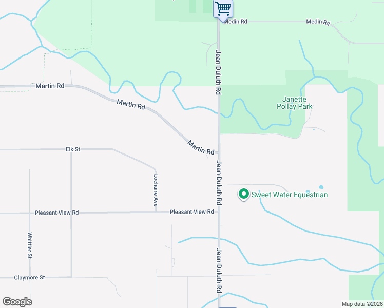 map of restaurants, bars, coffee shops, grocery stores, and more near 3522 Martin Road in Duluth