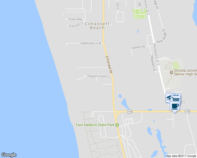 map of restaurants, bars, coffee shops, grocery stores, and more near 2601 Bagpiper Lane in Westport