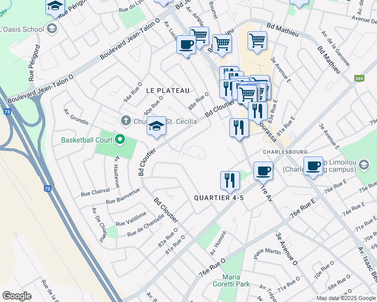 Ville De Laval Map 8550 Avenue De Laval, Québec Qc - Walk Score