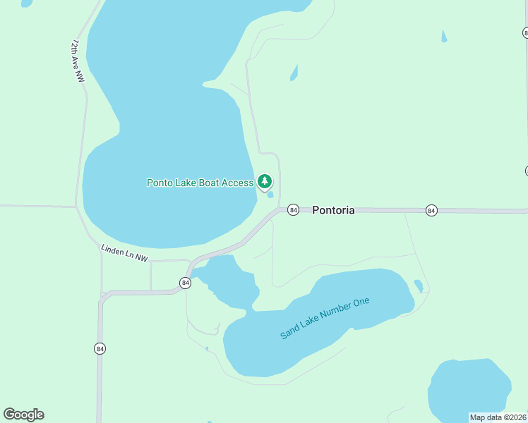 map of restaurants, bars, coffee shops, grocery stores, and more near 1611 Minnesota 84 in Backus