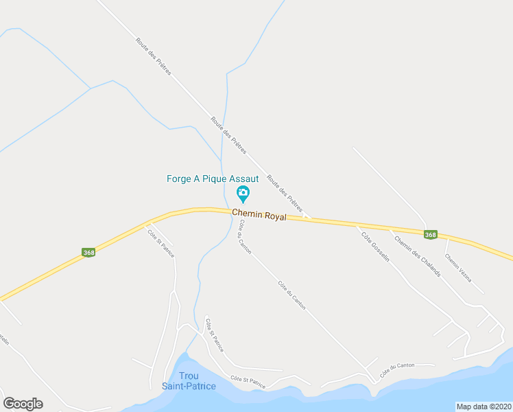 map of restaurants, bars, coffee shops, grocery stores, and more near 7326 Chemin Royal in Saint-Laurent-de-l'Île-d'Orléans