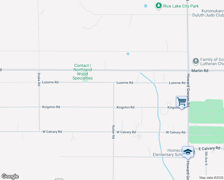 map of restaurants, bars, coffee shops, grocery stores, and more near 4879 Rutter Road in Duluth