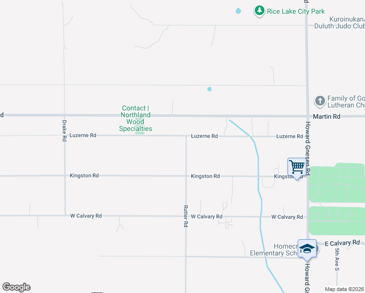 map of restaurants, bars, coffee shops, grocery stores, and more near 4879 Rutter Road in Duluth