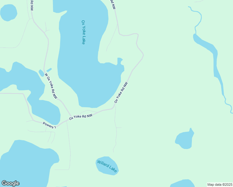 map of restaurants, bars, coffee shops, grocery stores, and more near 3590 Ox Yoke Road Northwest in Backus