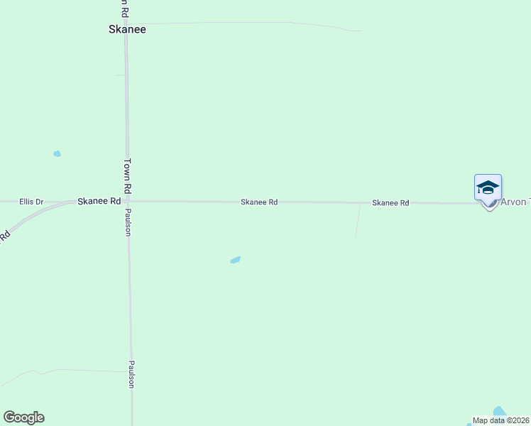 map of restaurants, bars, coffee shops, grocery stores, and more near 819-838 Skanee Road in Skanee