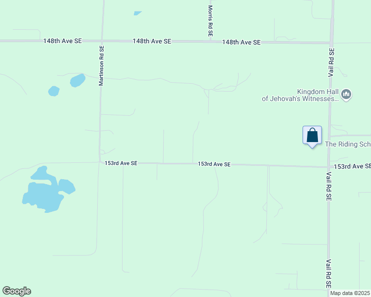 map of restaurants, bars, coffee shops, grocery stores, and more near 15842 153rd Avenue Southeast in Yelm