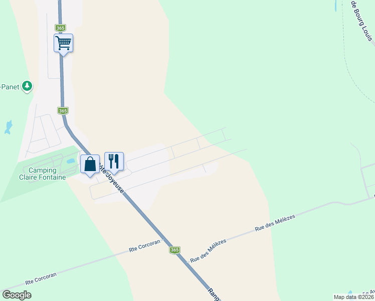 map of restaurants, bars, coffee shops, grocery stores, and more near 945 Rue Fiset in Saint-Raymond