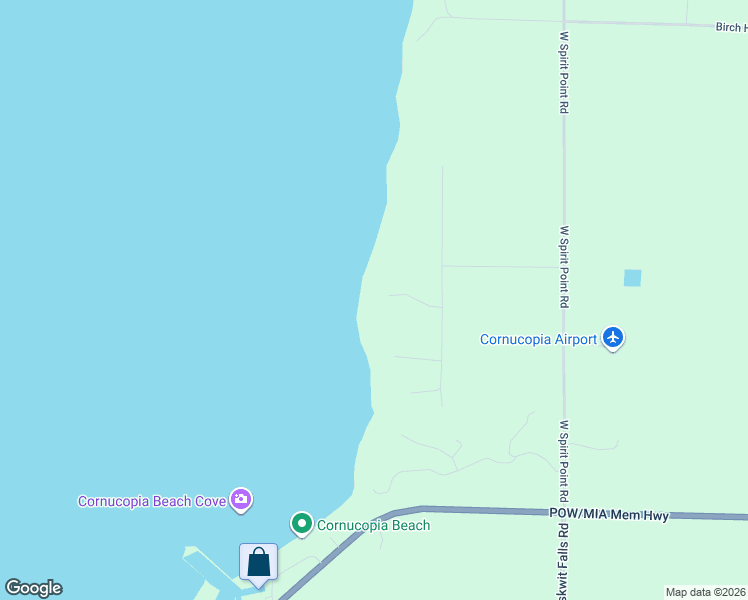 map of restaurants, bars, coffee shops, grocery stores, and more near 89405 Jack Pine Road in Cornucopia