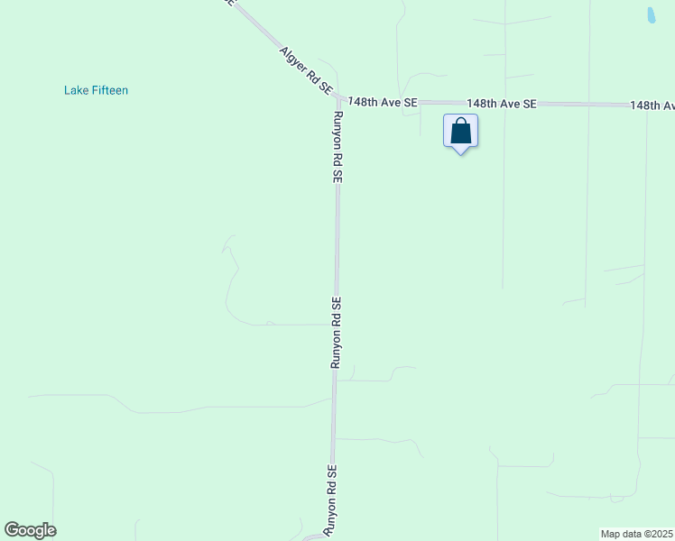 map of restaurants, bars, coffee shops, grocery stores, and more near Runyon Road Southeast in Thurston County