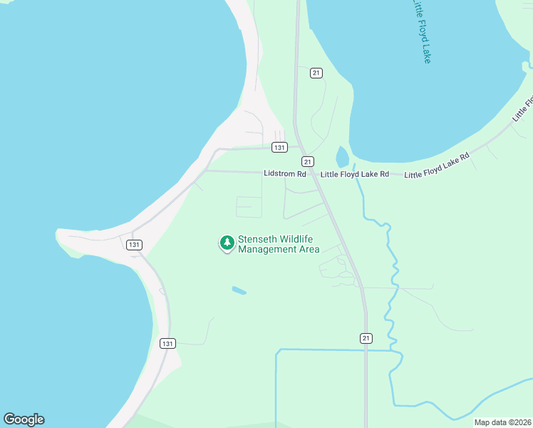 map of restaurants, bars, coffee shops, grocery stores, and more near 20385 County Road 131 in Detroit Lakes