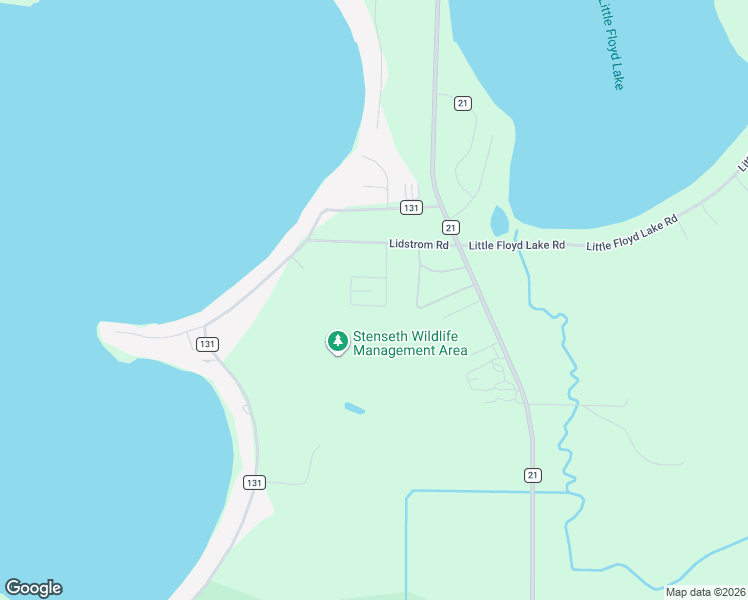 map of restaurants, bars, coffee shops, grocery stores, and more near 20385 County Road 131 in Detroit Lakes