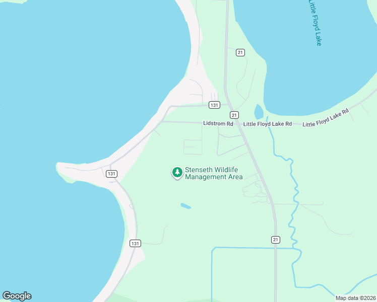 map of restaurants, bars, coffee shops, grocery stores, and more near 20385 County Road 131 in Detroit Lakes