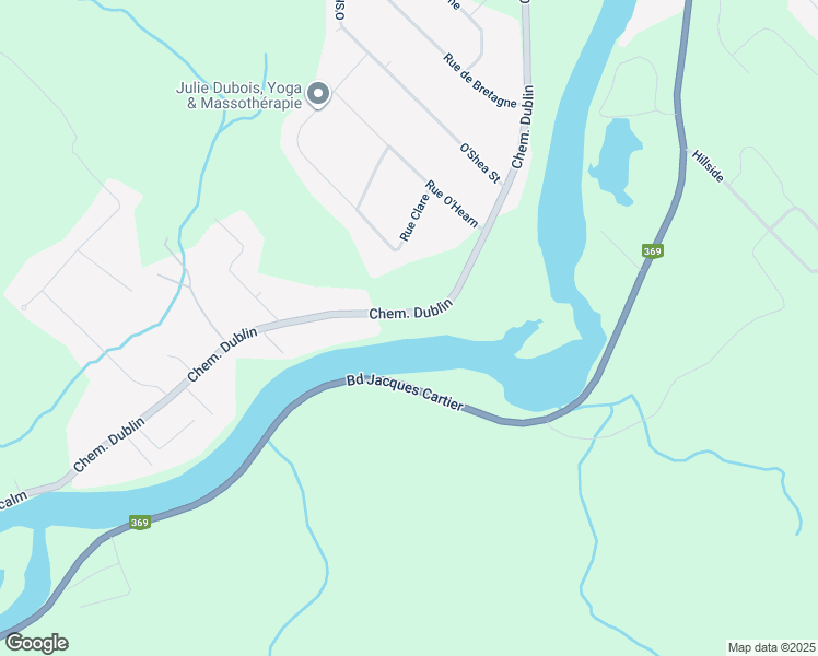 map of restaurants, bars, coffee shops, grocery stores, and more near 236 Chemin Dublin in Shannon