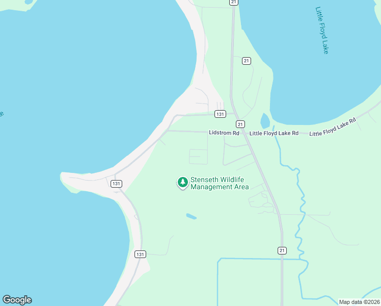 map of restaurants, bars, coffee shops, grocery stores, and more near 20385 County Road 131 in Detroit Lakes