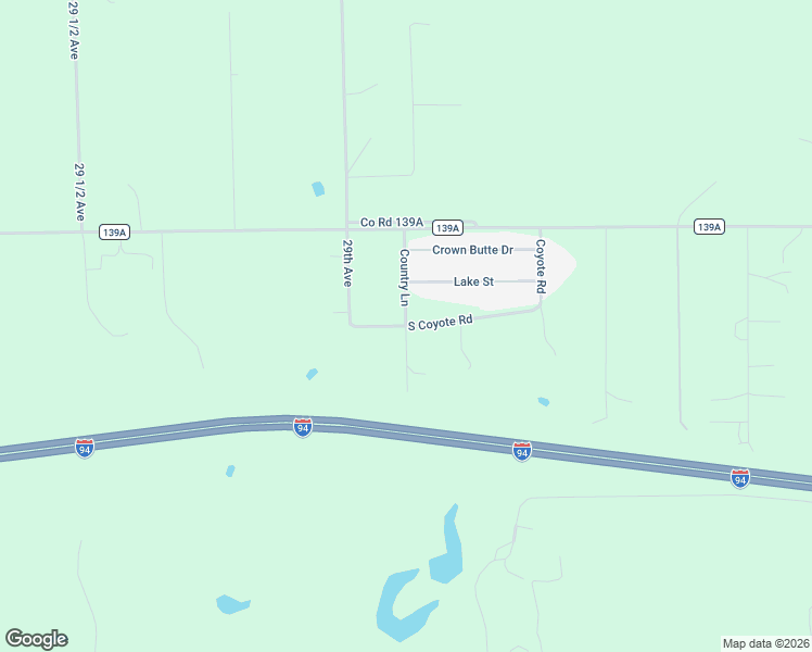 map of restaurants, bars, coffee shops, grocery stores, and more near 223 South Coyote Road in Mandan