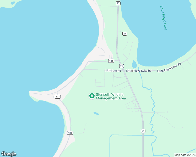 map of restaurants, bars, coffee shops, grocery stores, and more near 20385 County Road 131 in Detroit Lakes