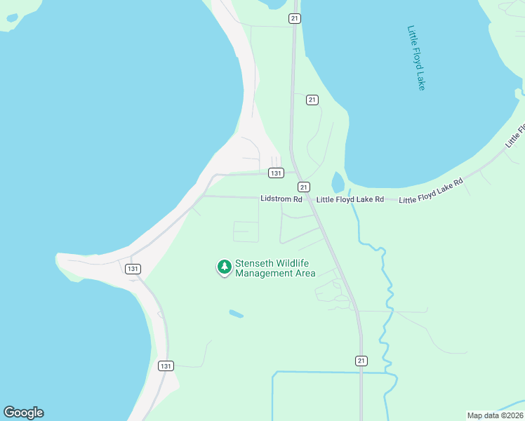 map of restaurants, bars, coffee shops, grocery stores, and more near 20385 County Road 131 in Detroit Lakes