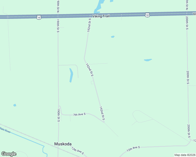 map of restaurants, bars, coffee shops, grocery stores, and more near 488 192nd Street South in Hawley